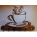 Coffee Cup Key Rack Holder Metal Wall Art   153134859693